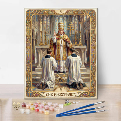 Der Hierophant – Malen nach Zahlen