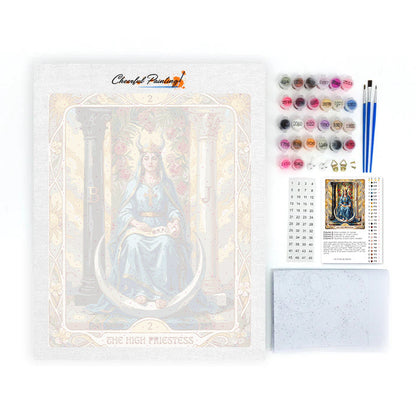 Die Hohepriesterin – Malen nach Zahlen