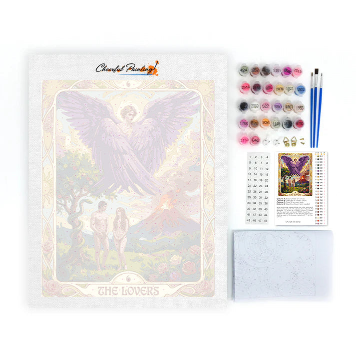 Die Liebenden – Malen nach Zahlen