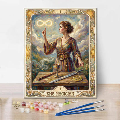 Der Magier – Malen nach Zahlen