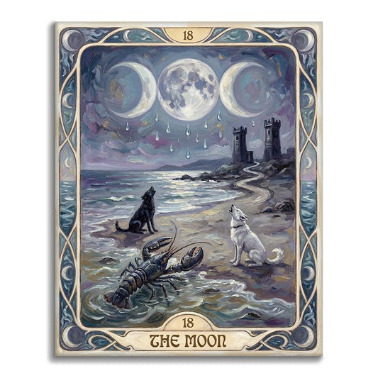 Der Mond – Malen nach Zahlen