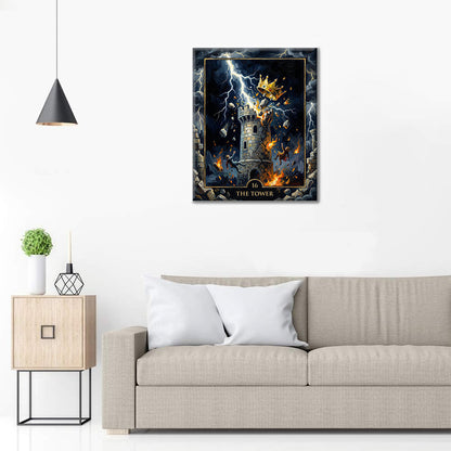 Der Turm – Malen nach Zahlen