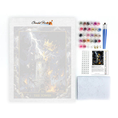 Der Turm – Malen nach Zahlen