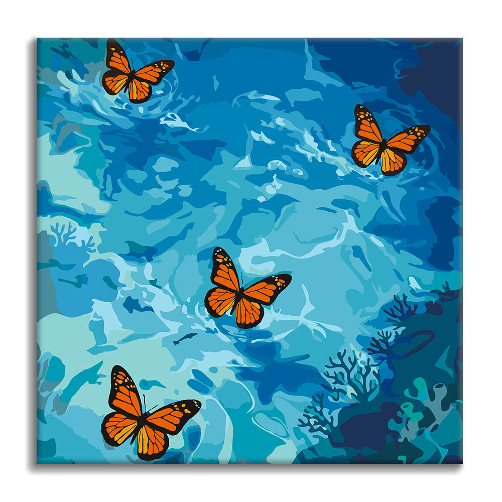 Cerulean Flight – Mini-Malen nach Zahlen