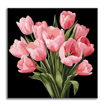 Mitternachtstulpen – Mini-Malen nach Zahlen