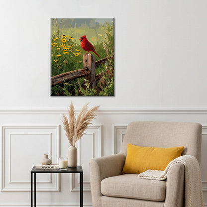 Country Cardinal – Malen nach Zahlen