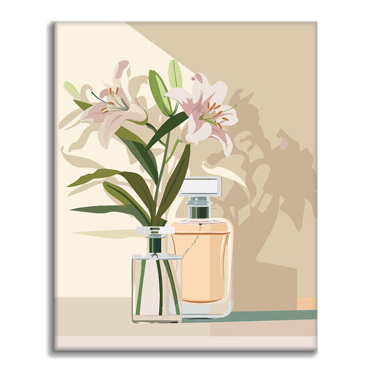 Duftende Lilie – Malen nach Zahlen