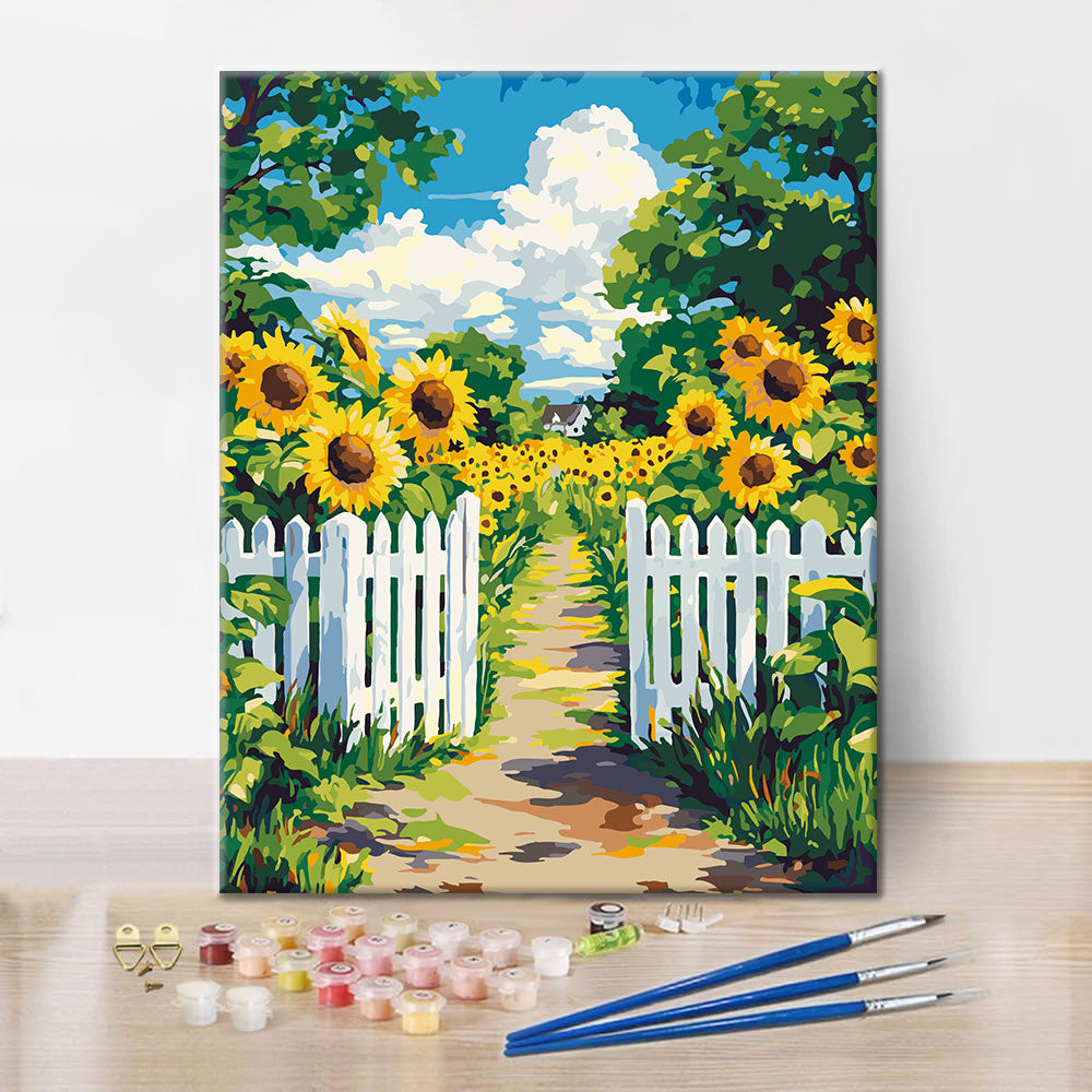 Gartenweg – Malen nach Zahlen