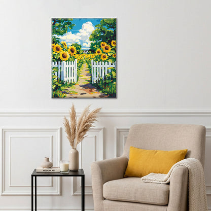 Gartenweg – Malen nach Zahlen