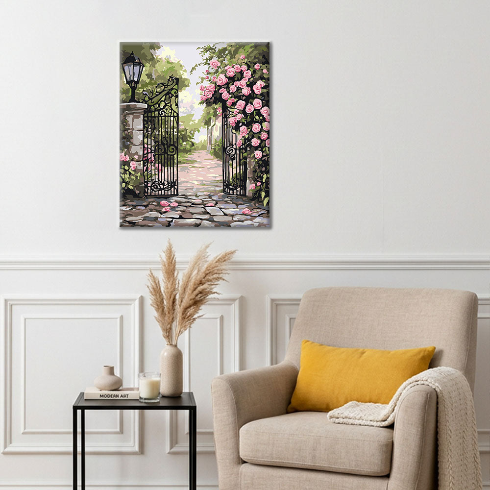 Rosen am Eisernen Tor – Malen nach Zahlen