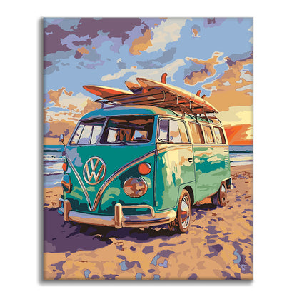 Kombi - Malen nach Zahlen