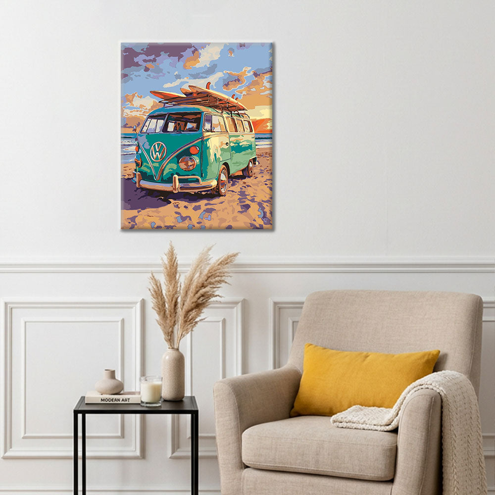 Kombi - Malen nach Zahlen