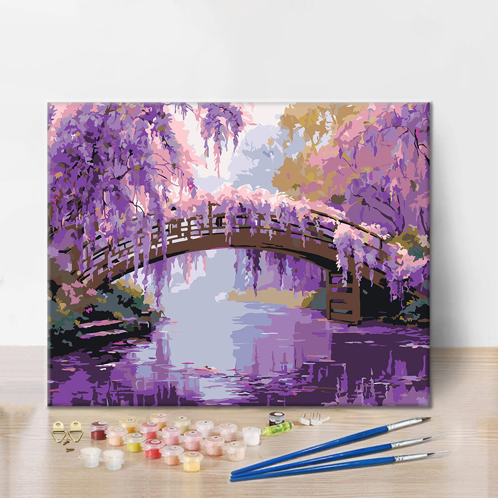Wisteria Tranquility – Malen nach Zahlen