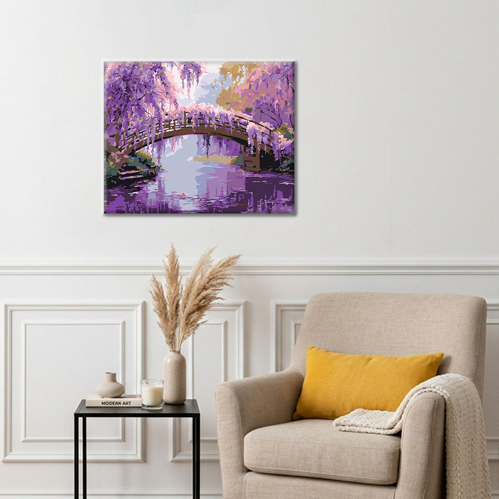 Wisteria Tranquility – Malen nach Zahlen