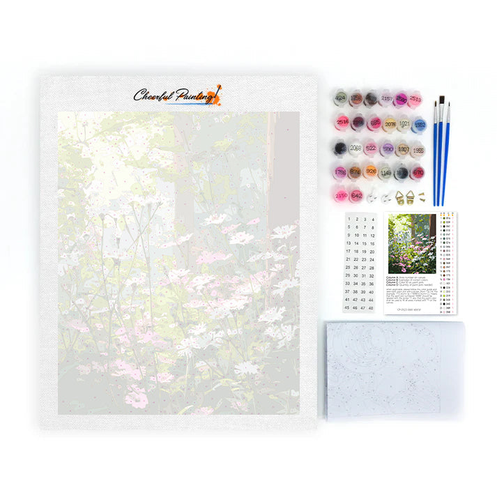Morgenwildblumen – Malen nach Zahlen
