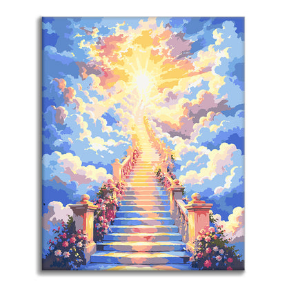 Treppe zum Himmel – Malen nach Zahlen