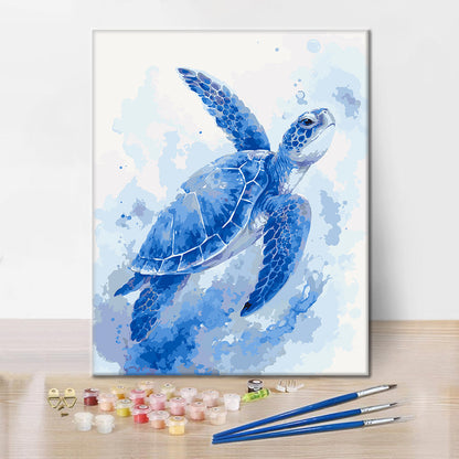 Blue Tide Guardian – Malen nach Zahlen