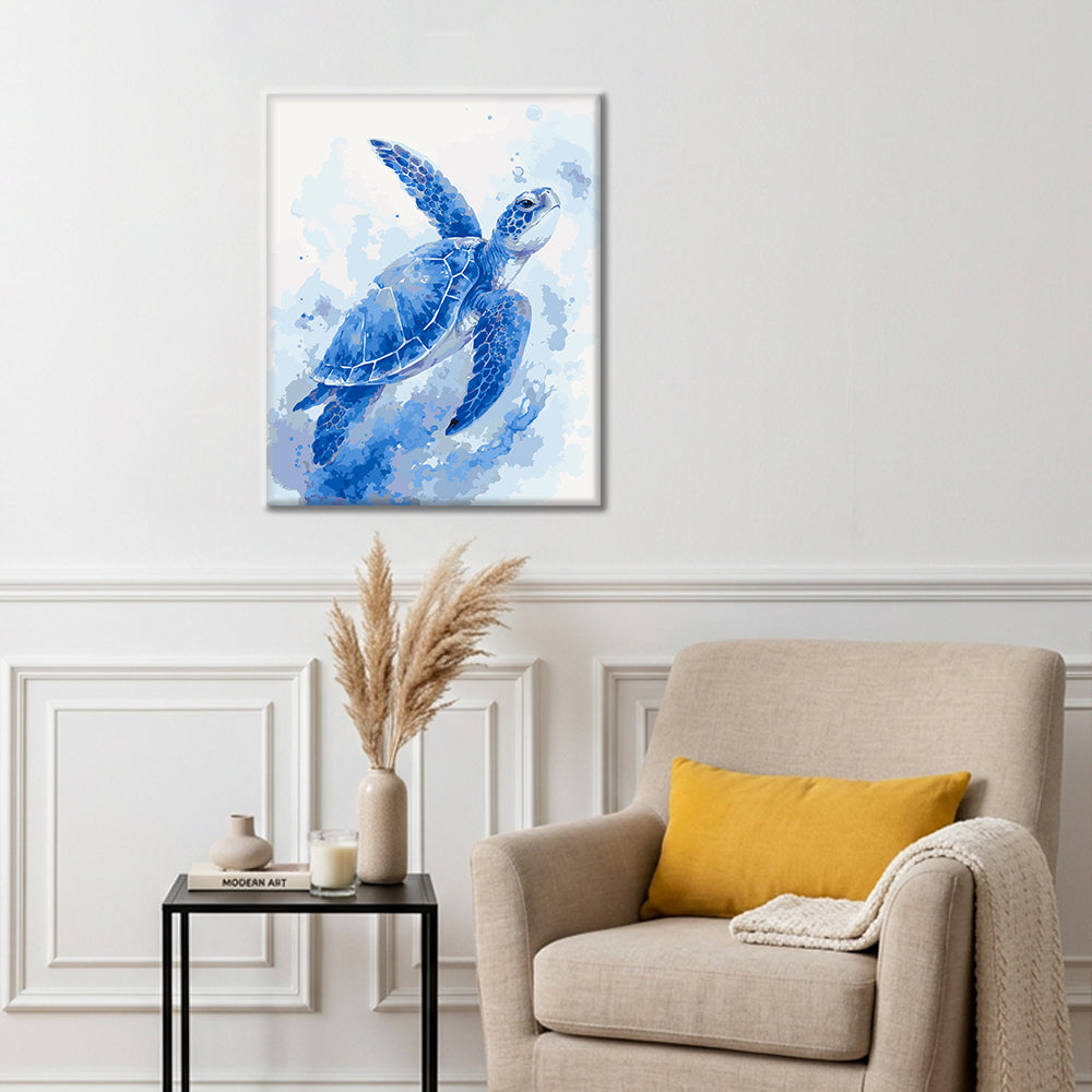 Blue Tide Guardian – Malen nach Zahlen