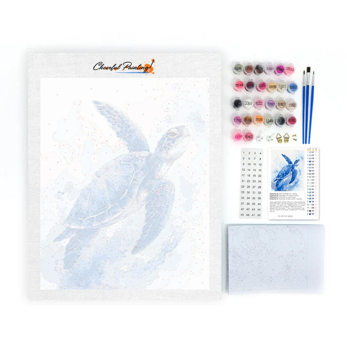 Blue Tide Guardian – Malen nach Zahlen