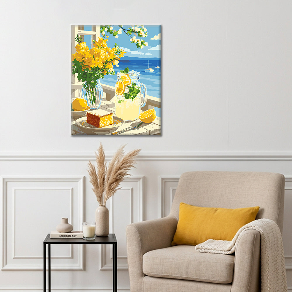 Lemon by the Sea – Malen nach Zahlen