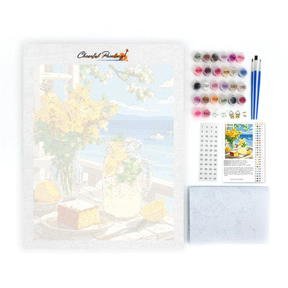 Lemon by the Sea – Malen nach Zahlen