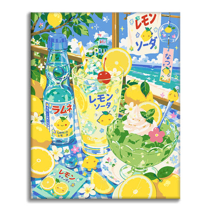 Sunny Lemon Dream – Malen nach Zahlen