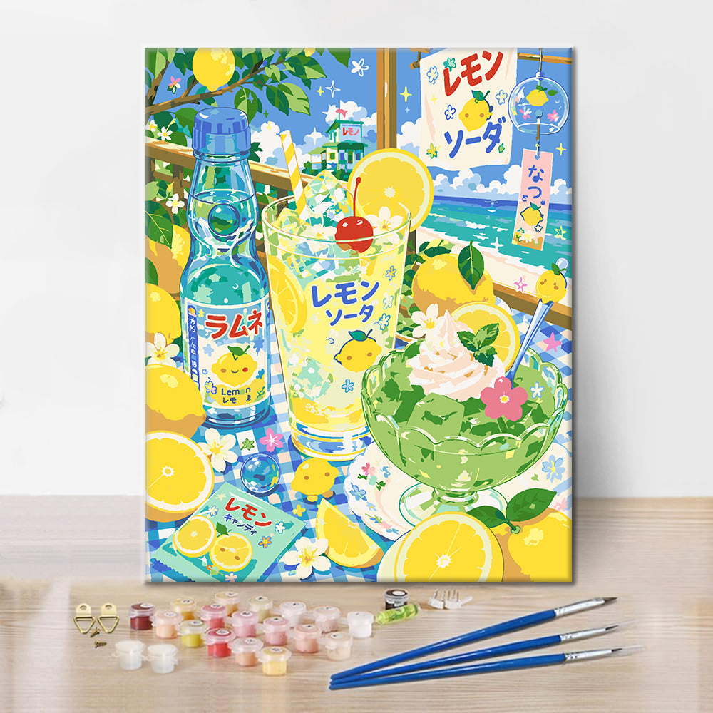 Sunny Lemon Dream – Malen nach Zahlen