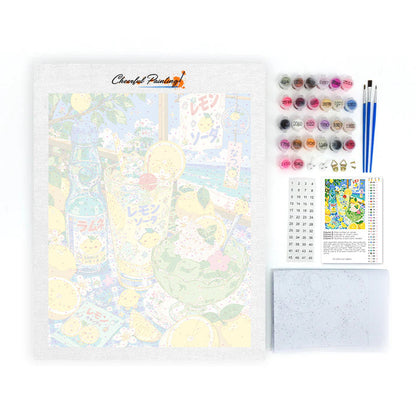 Sunny Lemon Dream – Malen nach Zahlen