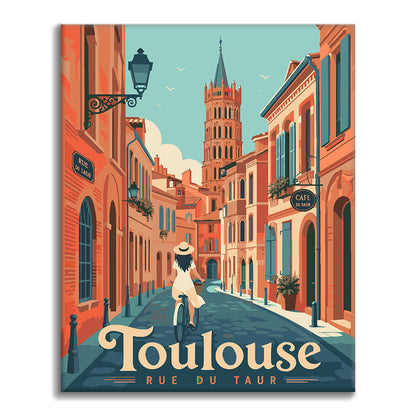 Toulouse-Reisestrasse – Malen nach Zahlen