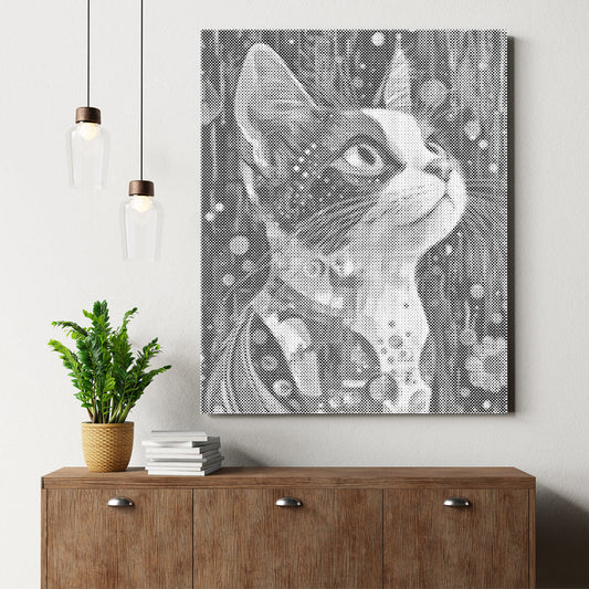 Calico-Katze – Malen mit Punkten