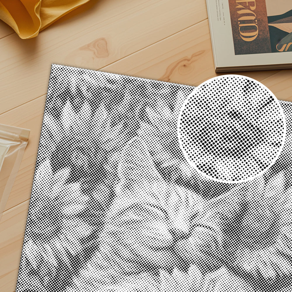 Katze mit Sonnenblumen – Malen mit Punkten
