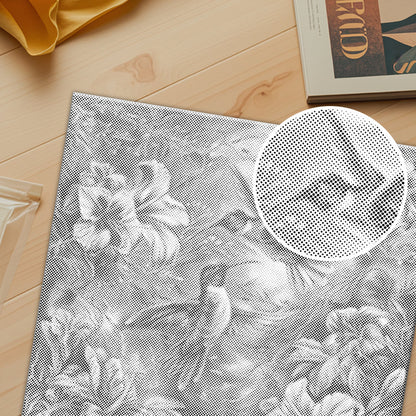Kolibri auf bunten Blumen - Punktmalerei Set