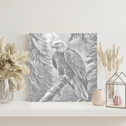Majestätischer Weisskopfseeadler - Malen mit Punkten