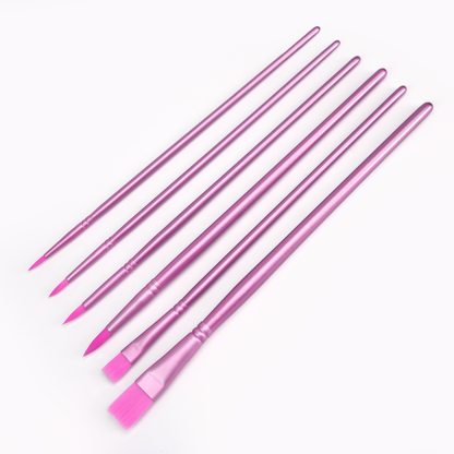 Nylonpinsel-Set (6 Stück)
