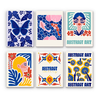 Abstrakte feminine Kunst