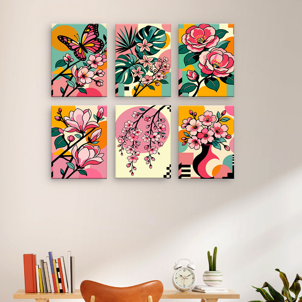 Pop-Art-Blumen