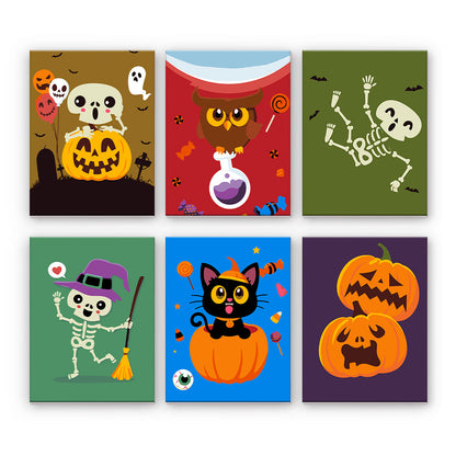 Niedliche Halloween-Figuren