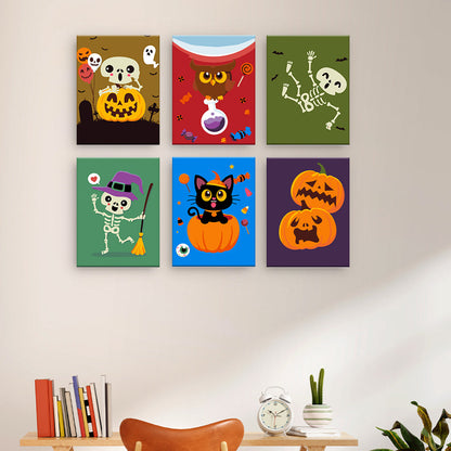 Niedliche Halloween-Figuren