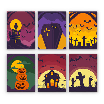 Gotische Halloween-Szenen