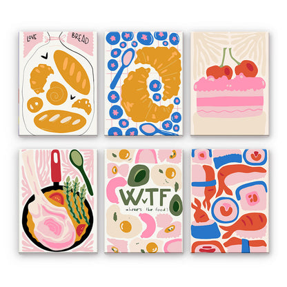 Verspielte Food-Collage