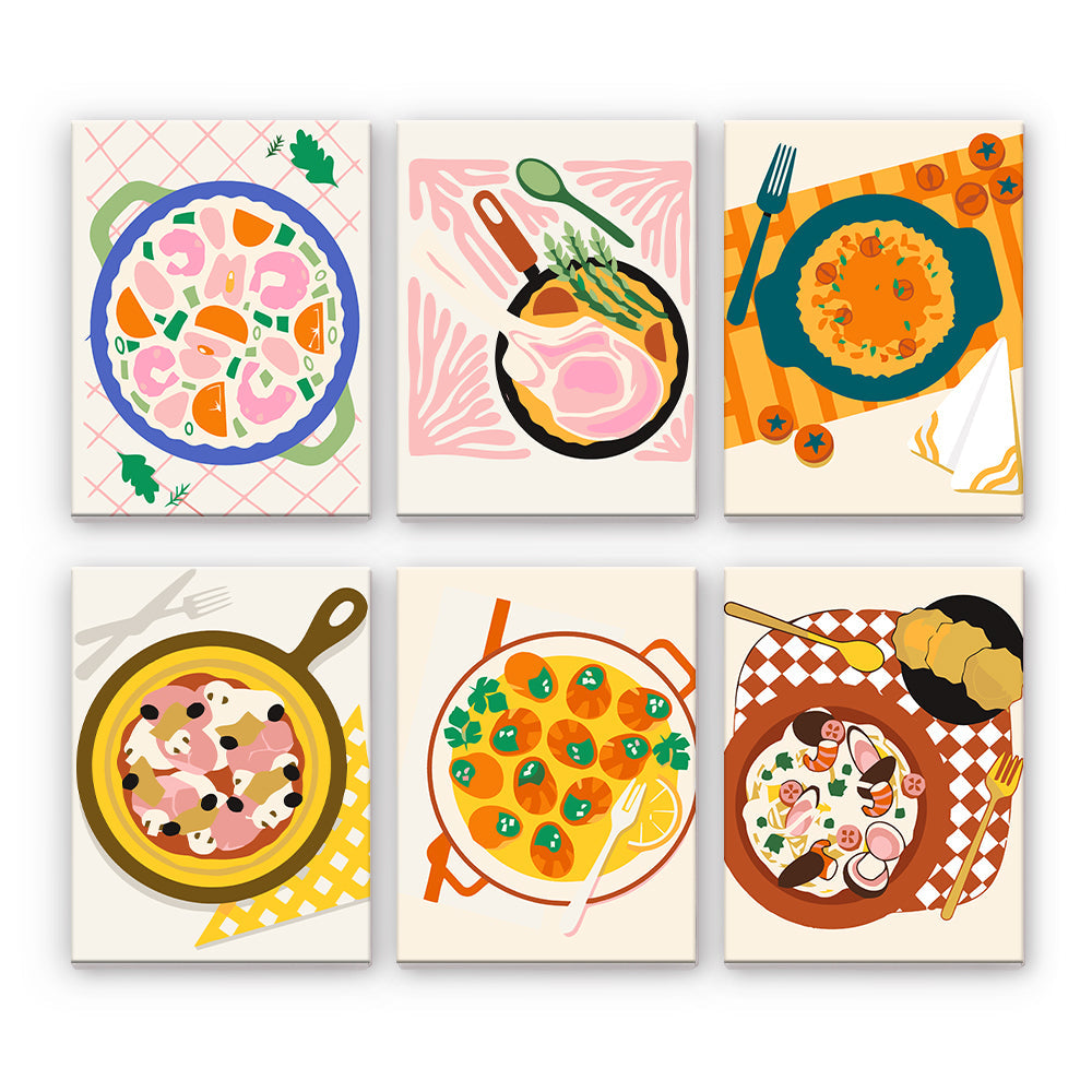Comfort-Food-Illustrationen