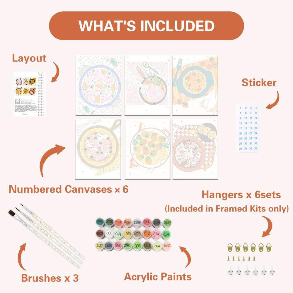 Comfort-Food-Illustrationen