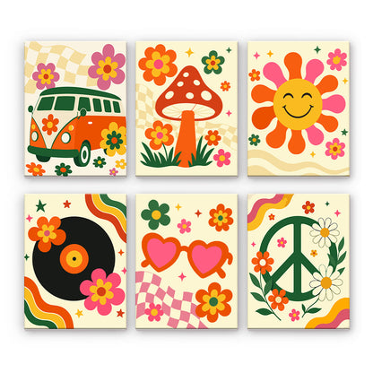 Retro-Hippie-Ikonen