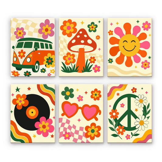 Retro-Hippie-Ikonen