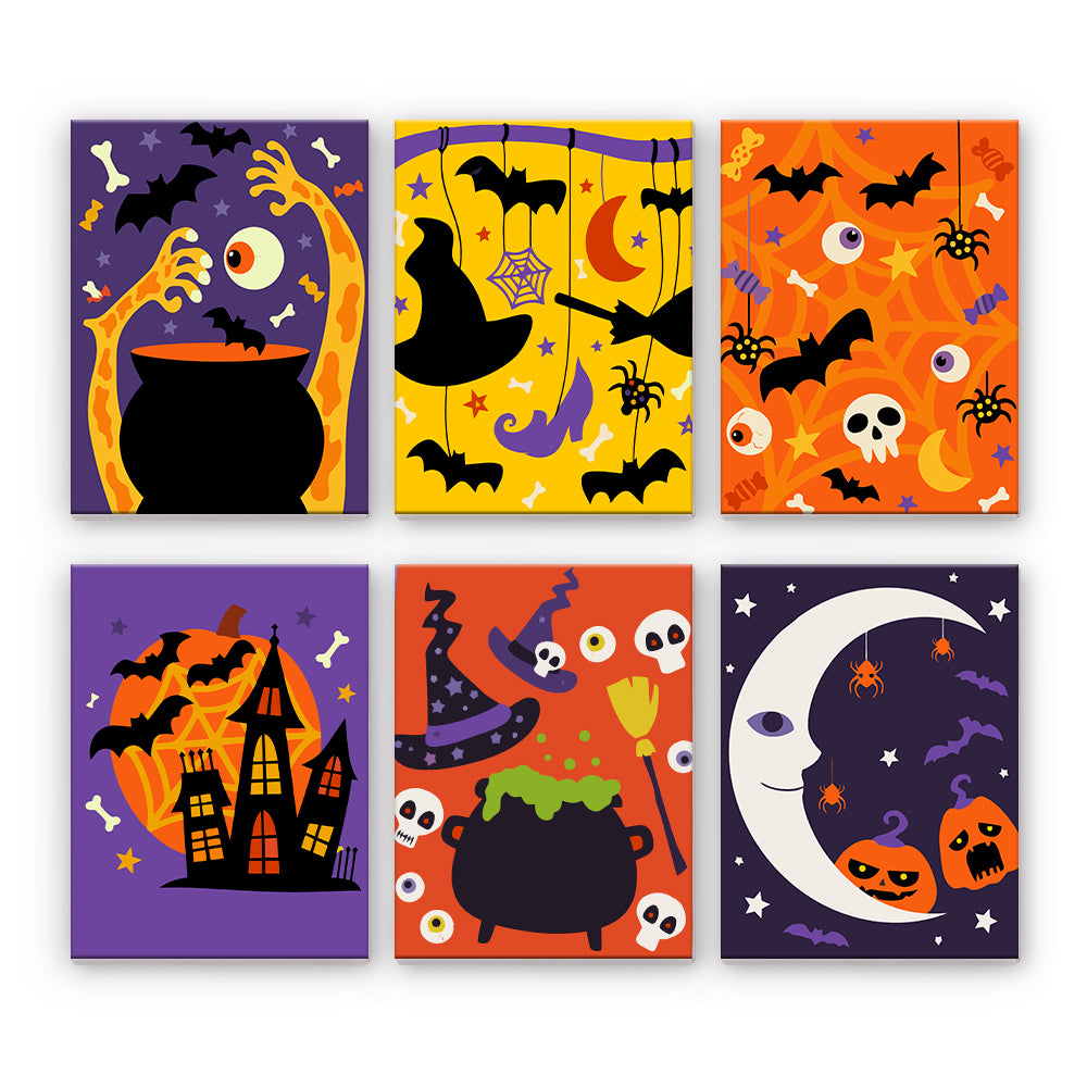 Halloween-Monsterszenen
