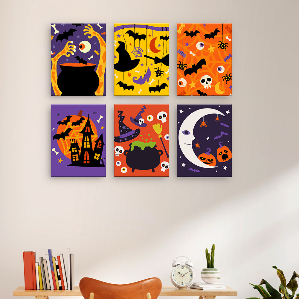 Halloween-Monsterszenen