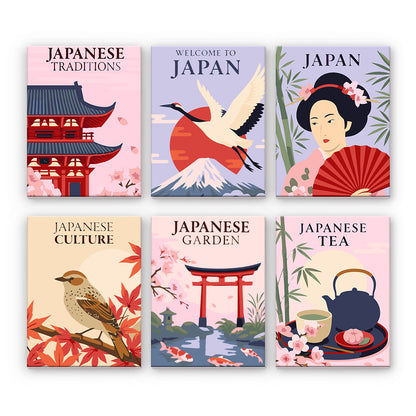 Japanische Kulturplakate