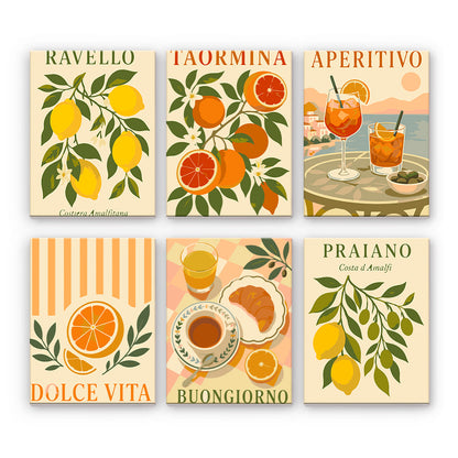 Amalfi-Zitronen und Aperitivo