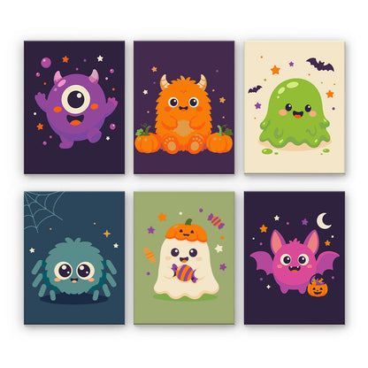Süsse Halloween-Monster