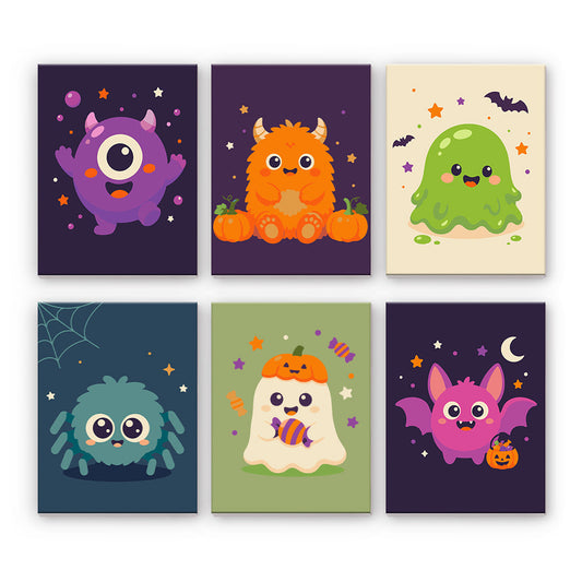 Süsse Halloween-Monster